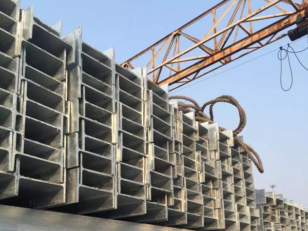 波形护栏工字钢立柱